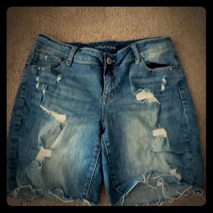 Women's ripped shorts